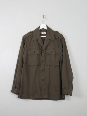 Men's Vintage Style Military Jacket L - The Harlequin