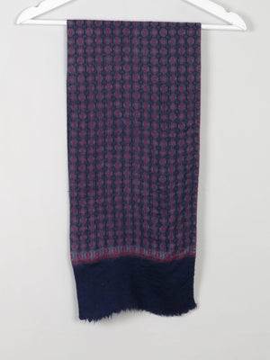 Men's Vintage Wool Patterned Scarf  no - The Harlequin