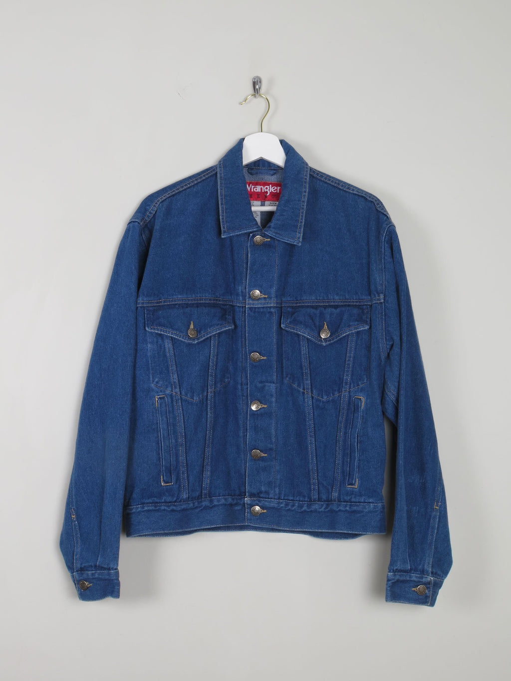 Men's Vintage Wrangler Denim Jacket S - The Harlequin