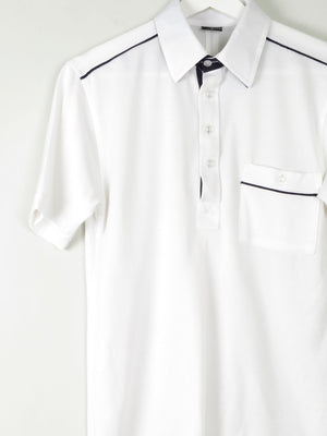 Men's White Vintage Shirt 1970s S - The Harlequin