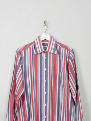men;s Vintage Striped Shirt 1970s L - The Harlequin