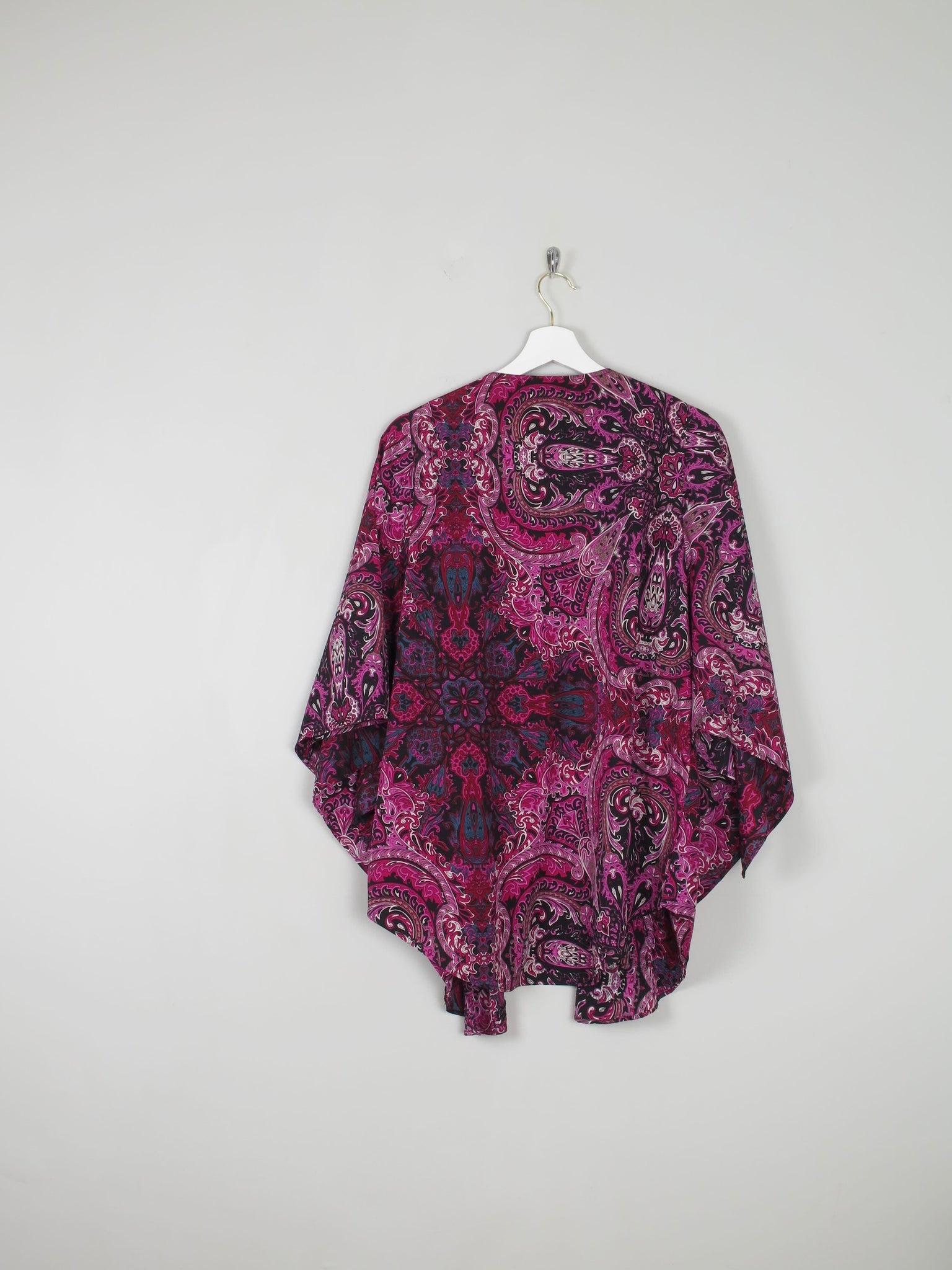 Purple Biba Beaded Kimono XS-M - The Harlequin
