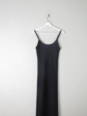 Vintage Black Slip Dress S - The Harlequin