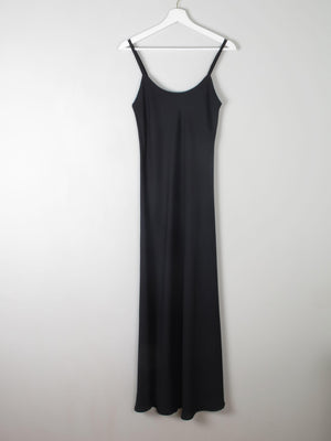 Vintage Black Slip Dress S - The Harlequin