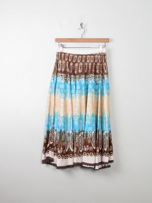 Vintage Circle Printed Skirt S - The Harlequin