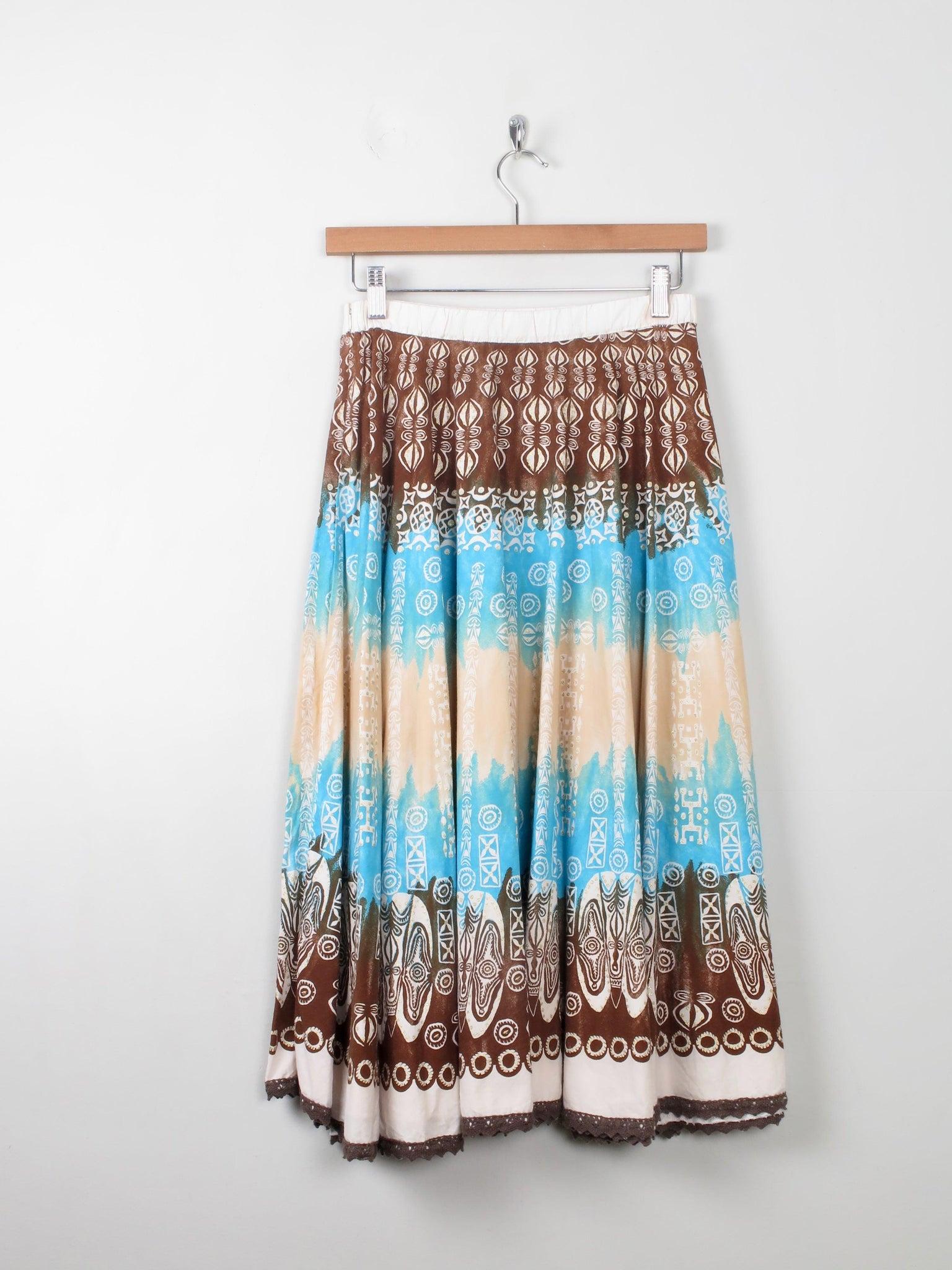 Vintage Circle Printed Skirt S - The Harlequin