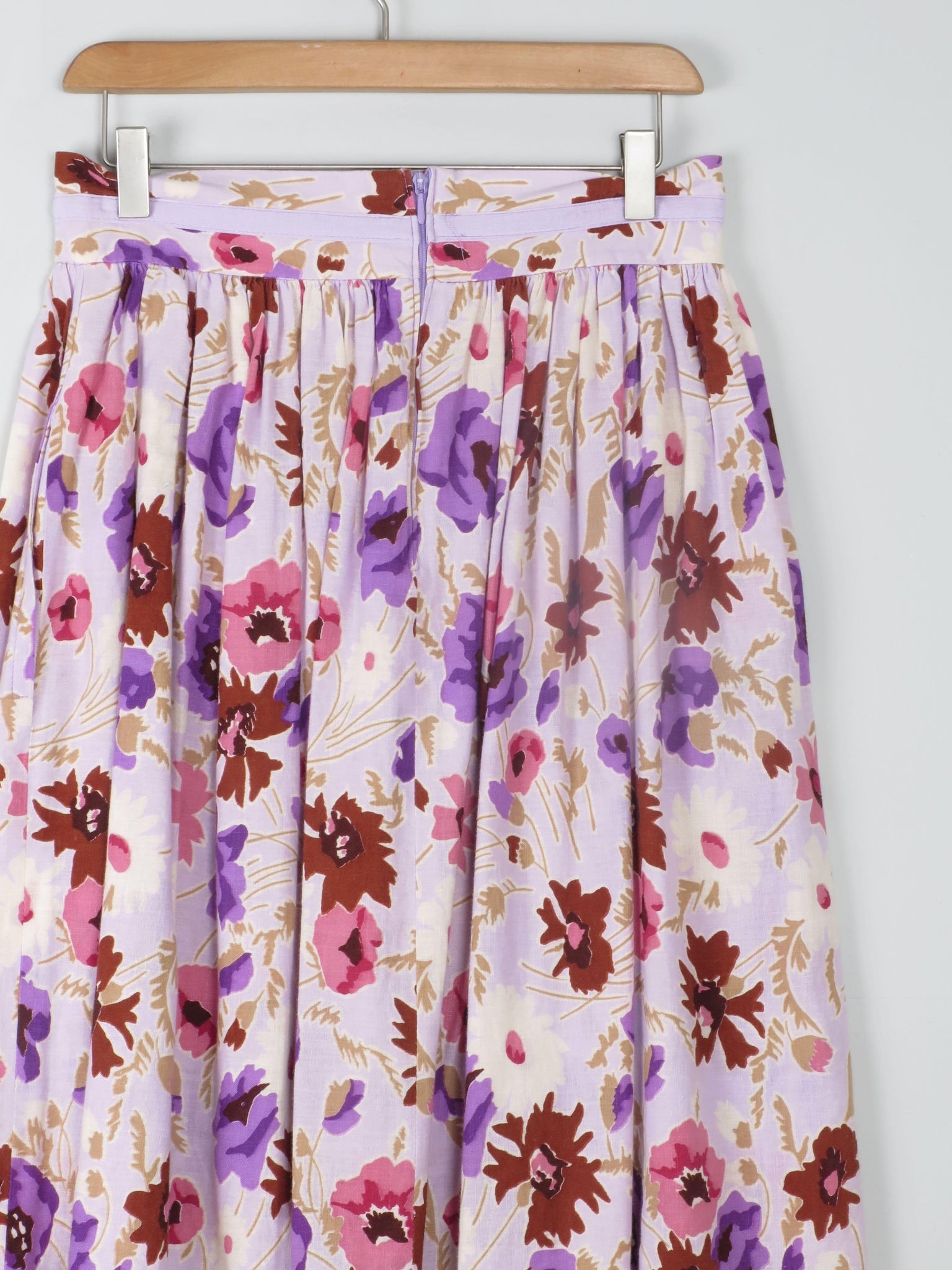 Vintage Floral Printed Skirt 8/10 - The Harlequin