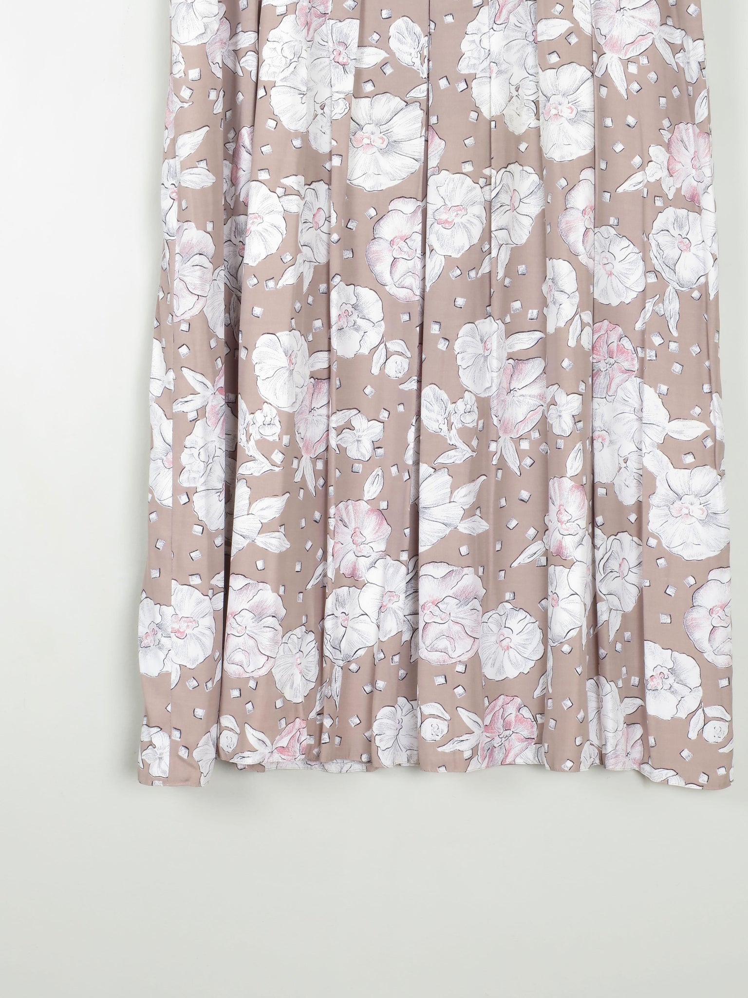 Vintage Floral Skirt L - The Harlequin