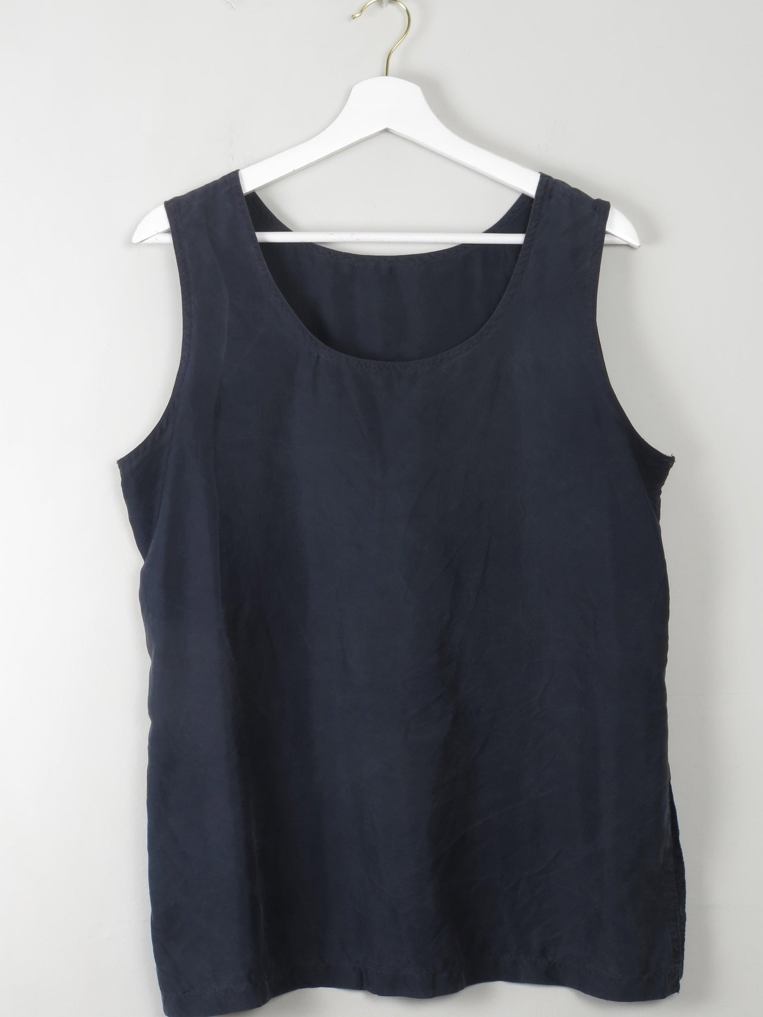 Vintage Navy/Black Top L - The Harlequin