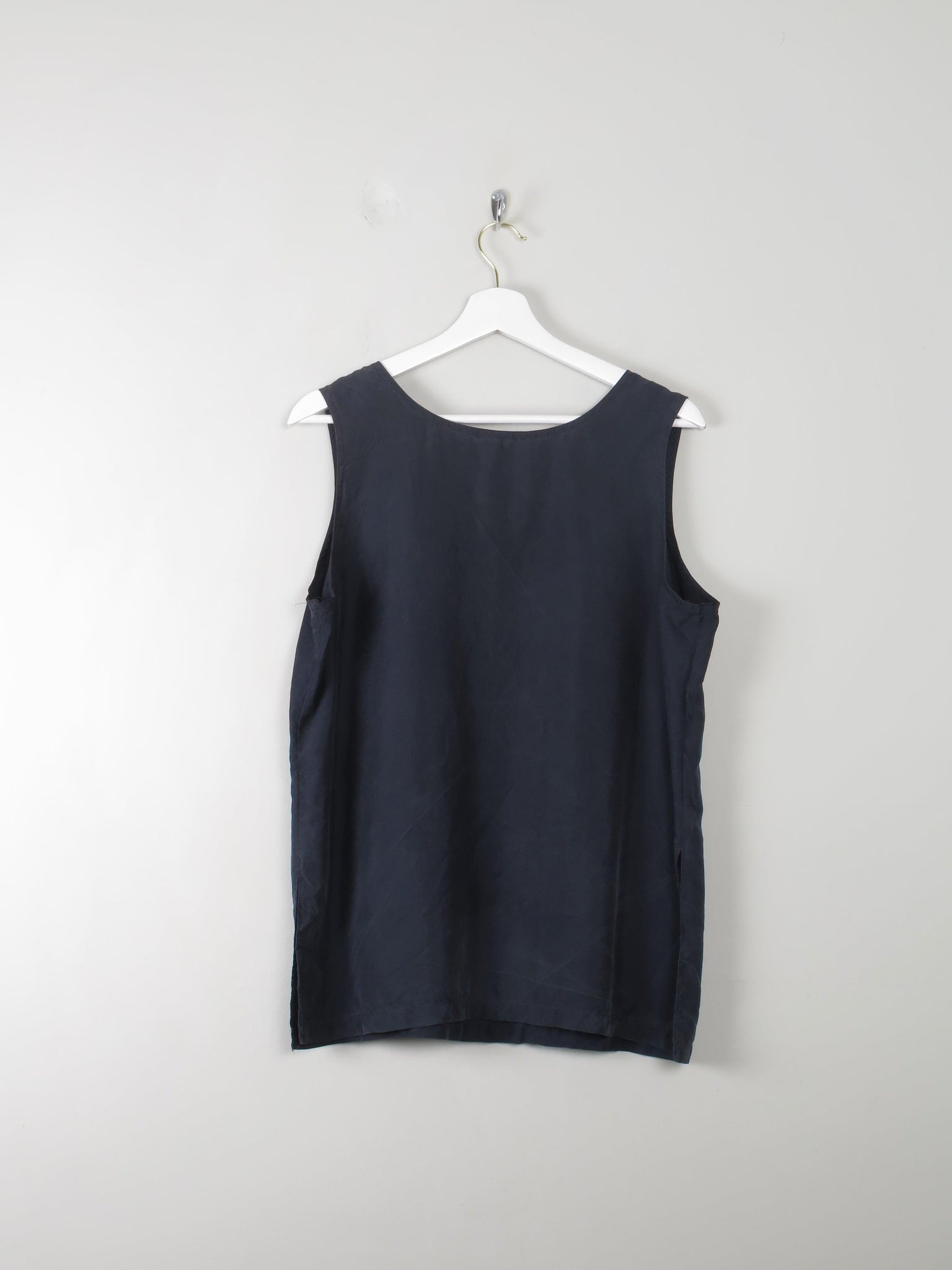 Vintage Navy/Black Top L - The Harlequin