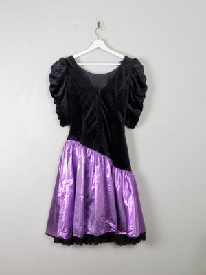 Vintage Party Dress 1980s 10 - The Harlequin