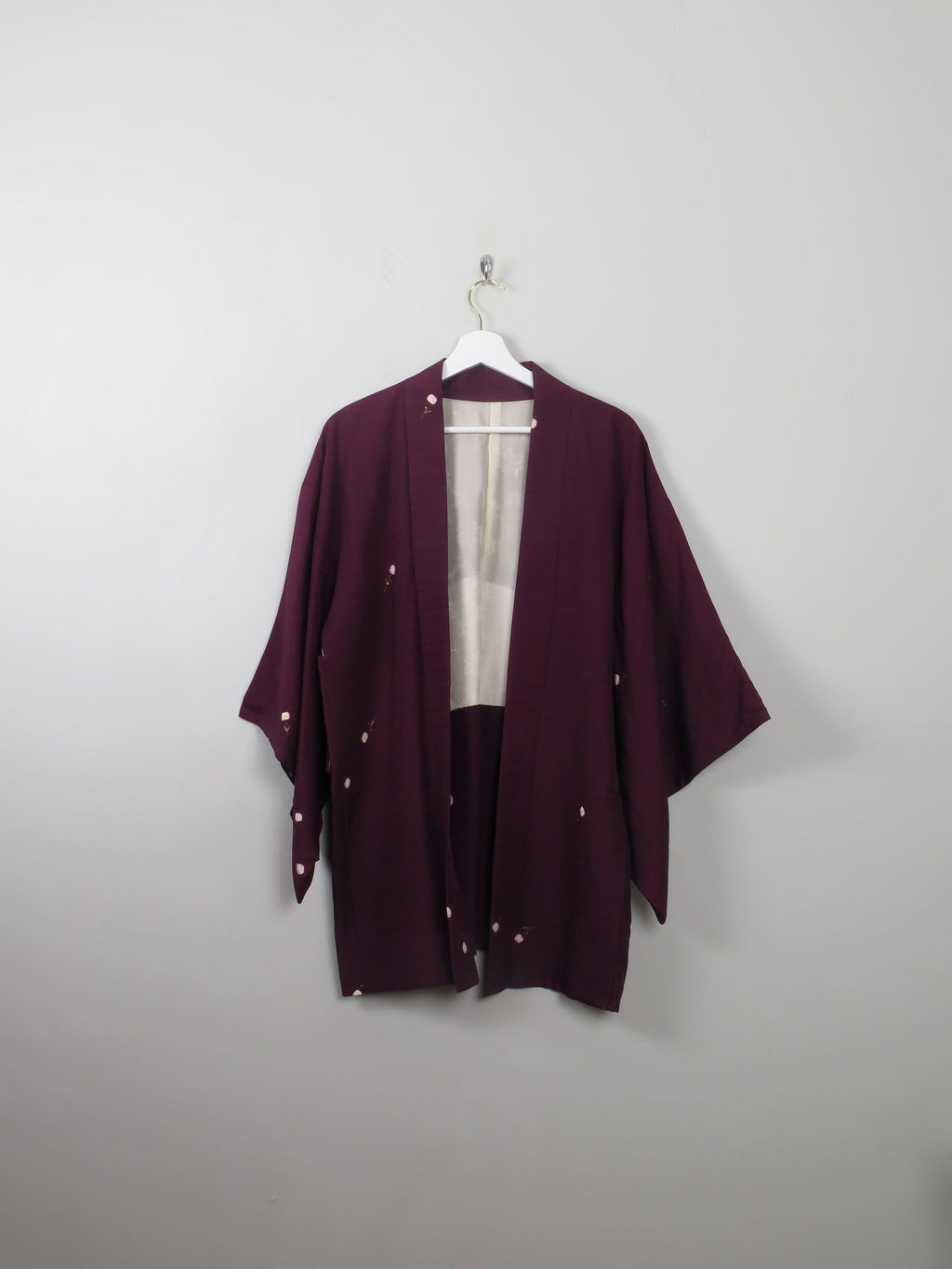 Vintage Plum KImono S/M - The Harlequin