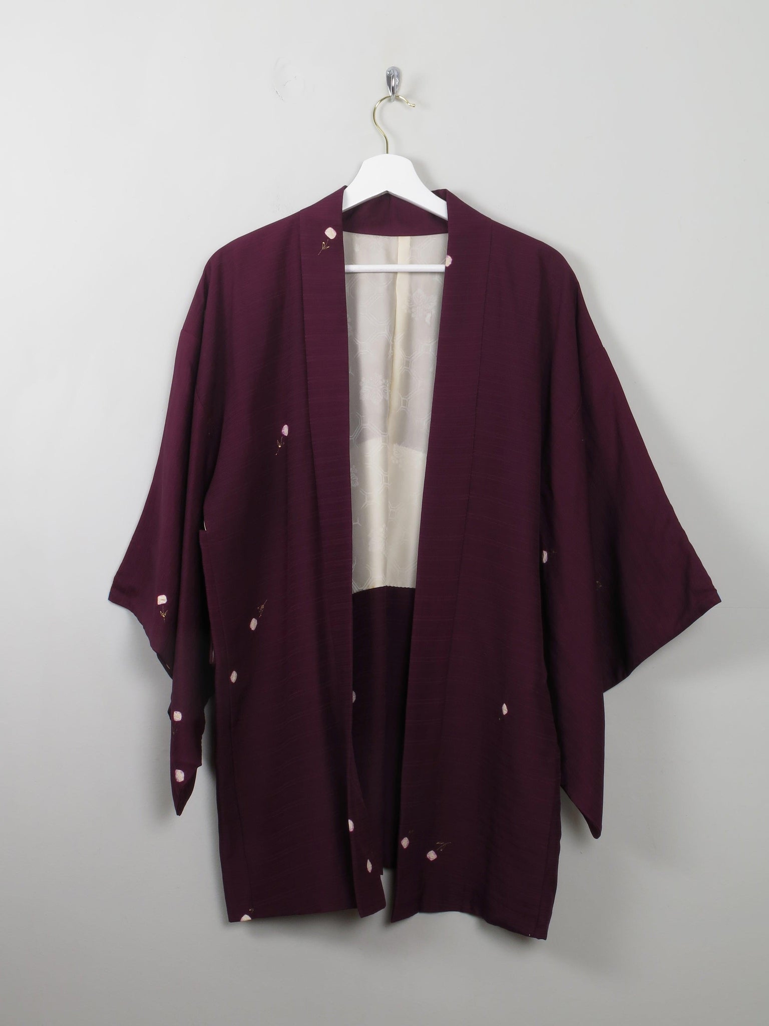 Vintage Plum KImono S/M - The Harlequin