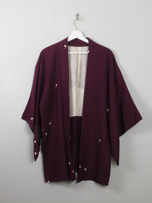 Vintage Plum KImono S/M - The Harlequin