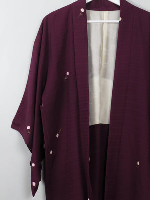 Vintage Plum KImono S/M - The Harlequin