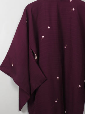 Vintage Plum KImono S/M - The Harlequin