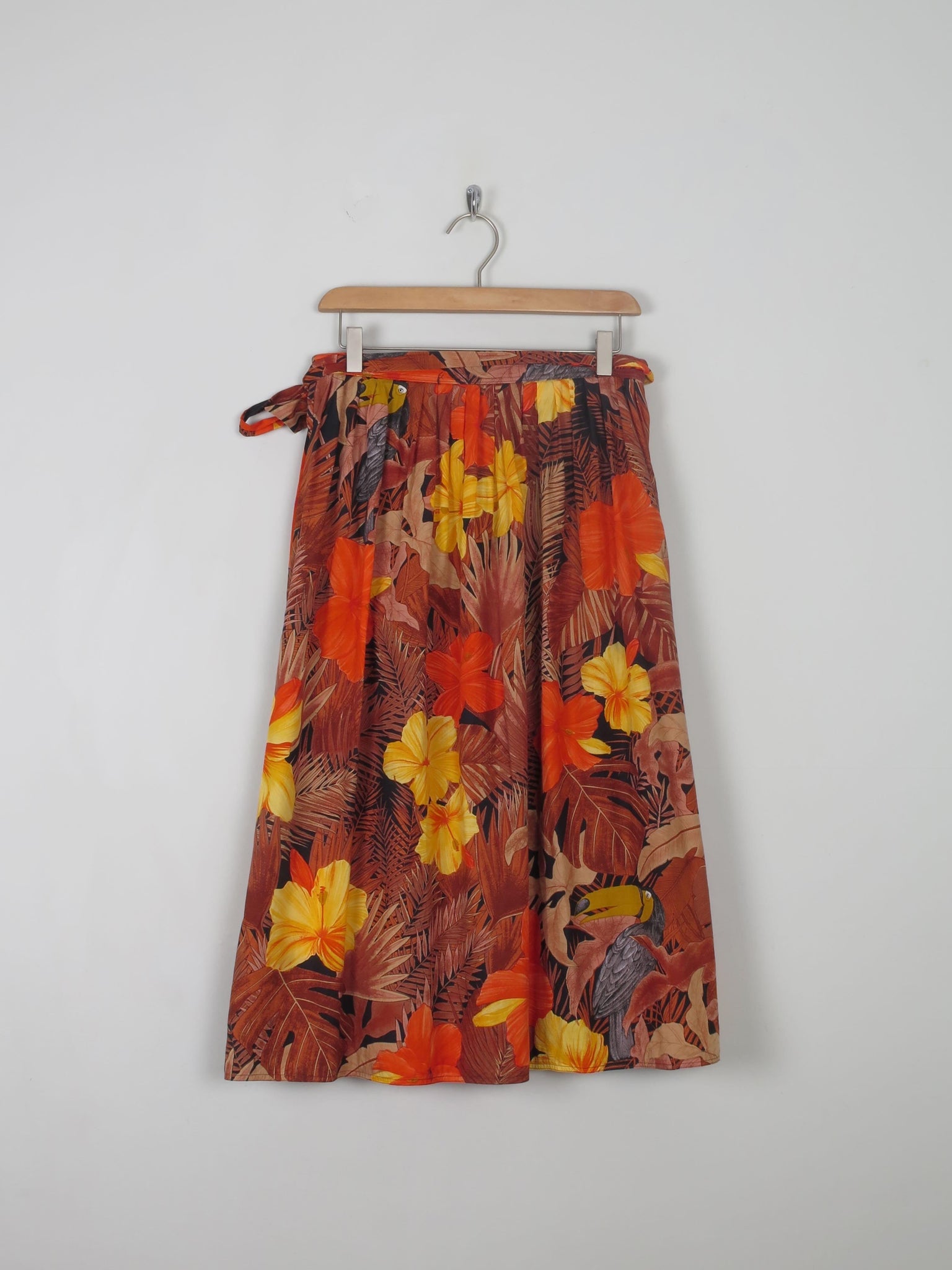 Vintage Printed Hawaiian Print Skirt 28/10 - The Harlequin