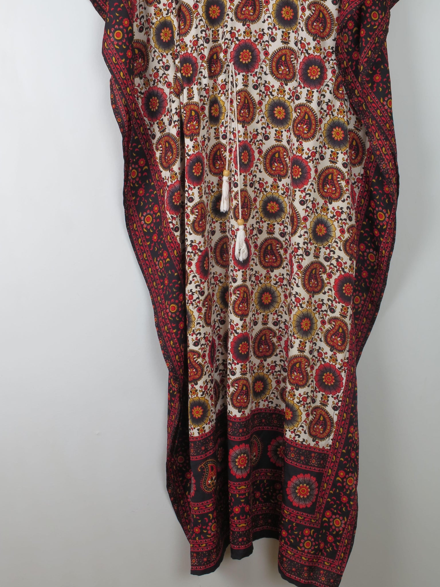Vintage Printed Kaftan Dress One Size - The Harlequin