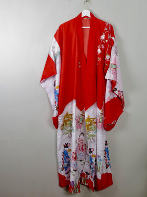 Vintage Printed Kimono S-L - The Harlequin