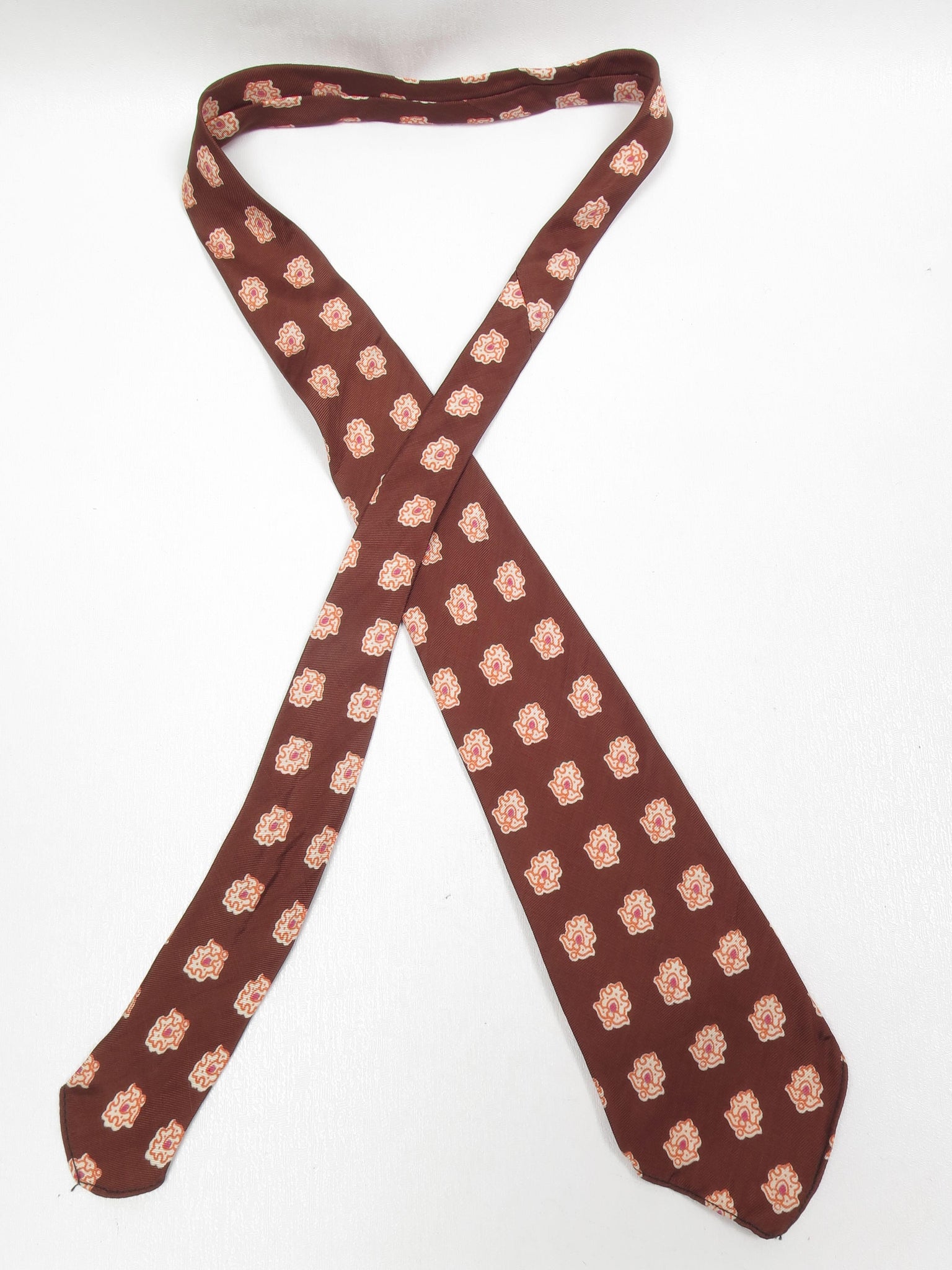 Vintage Printed Tie Unused 1960s - The Harlequin