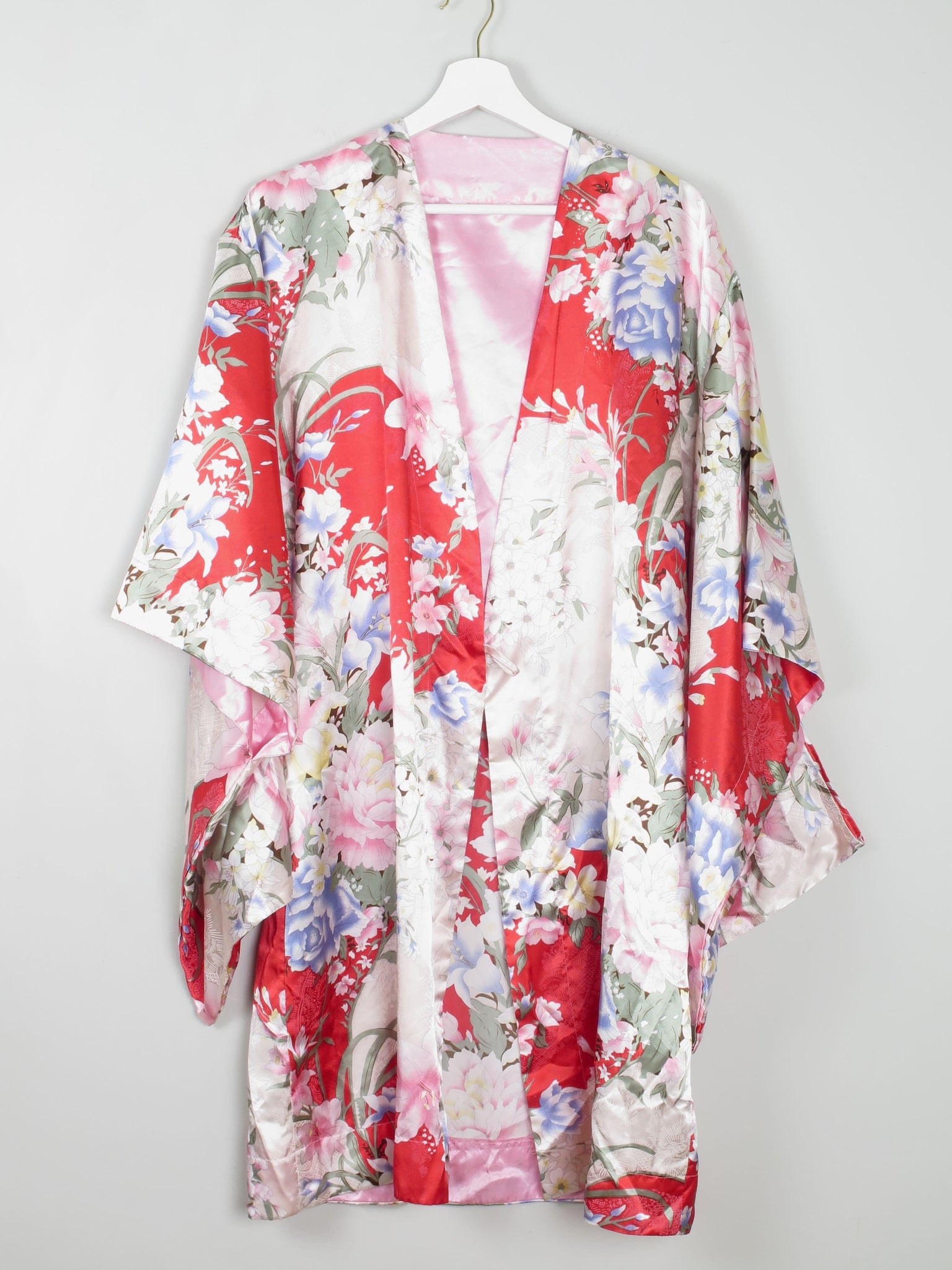 Vintage Satin Kimono S-L - The Harlequin