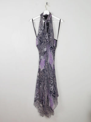 Vintage Silk Armani Halter Neck Dress 12 - The Harlequin
