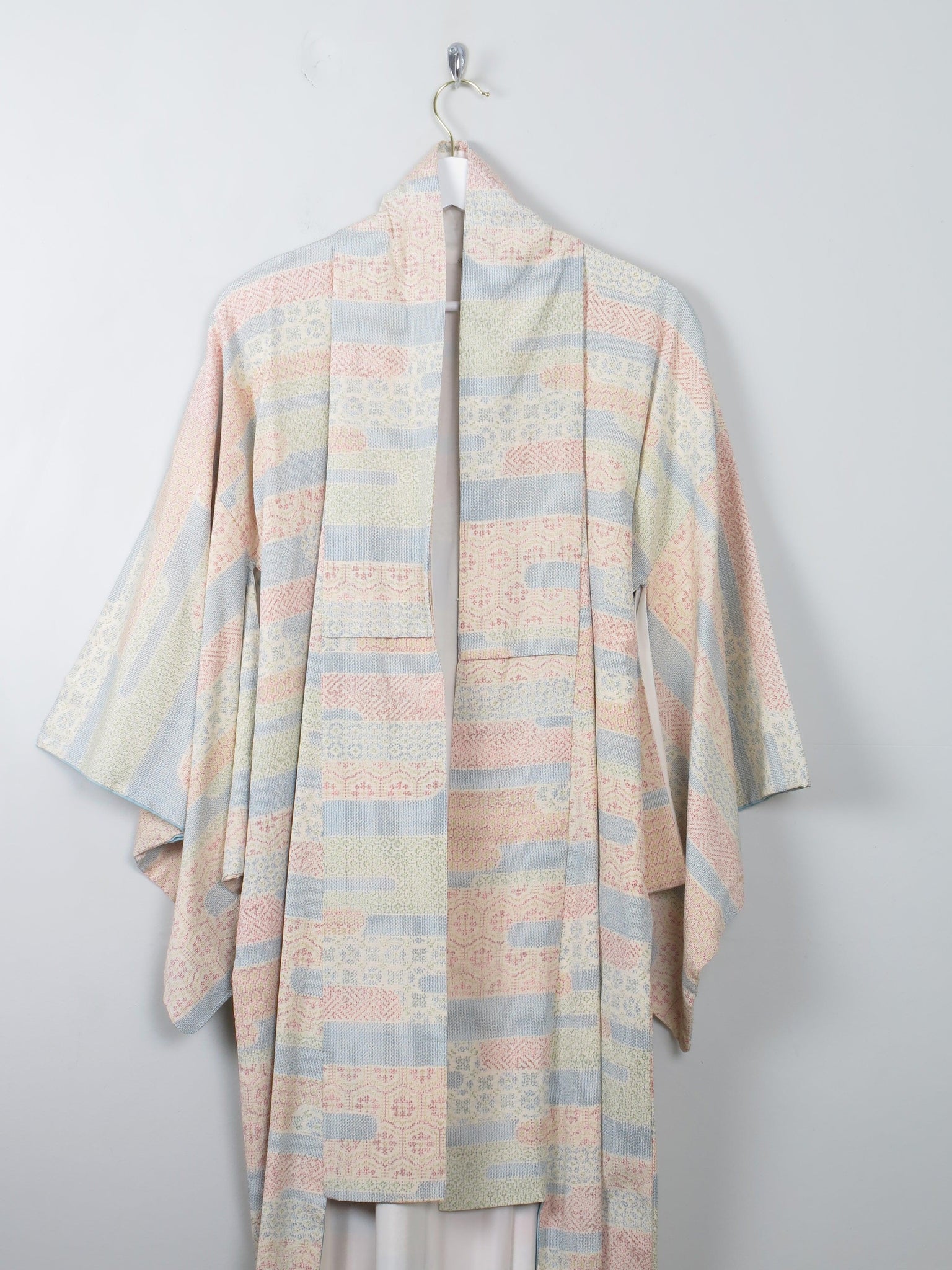 Vintage Silk Colourful Kimono S/M - The Harlequin