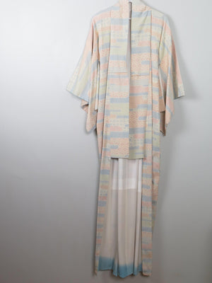 Vintage Silk Colourful Kimono S/M - The Harlequin