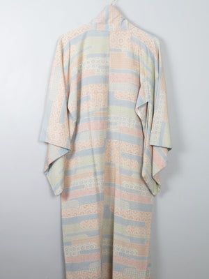 Vintage Silk Colourful Kimono S/M - The Harlequin