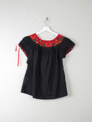 Vintage Spanish /Mexican Blouse M - The Harlequin