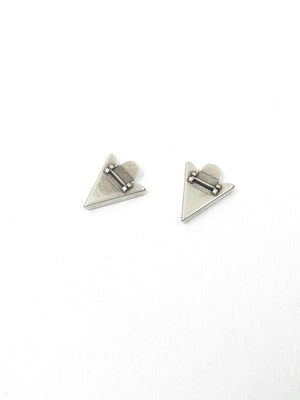 VIntage Style Silver Metal Collar Tips - The Harlequin