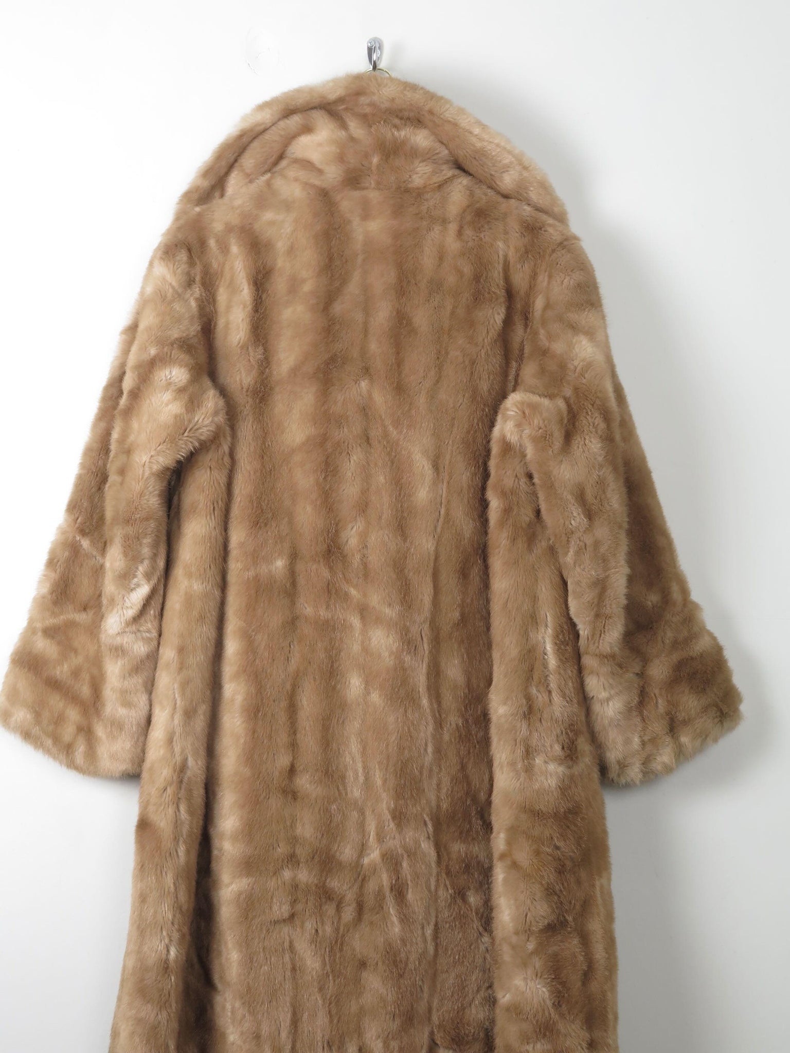 Women's Beige Vintage Faux Fur Coat M - The Harlequin