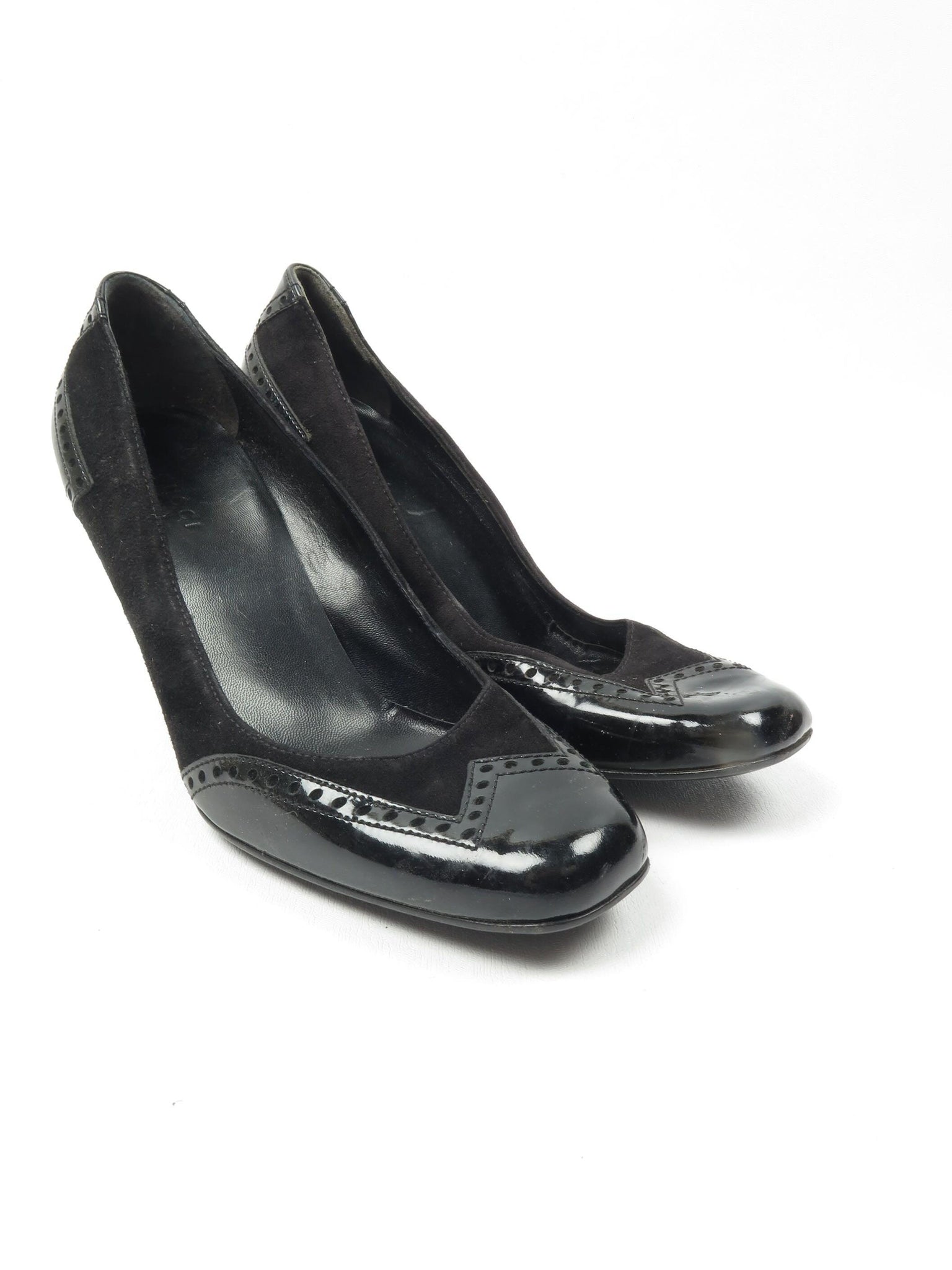 Women's Black Vintage Gucci Shoes 4.5 37.5 - The Harlequin