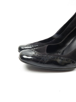 Women's Black Vintage Gucci Shoes 4.5 37.5 - The Harlequin