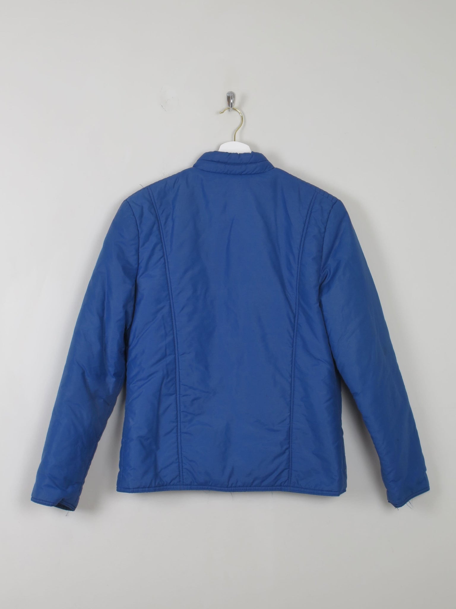 Women’s Blue Vintage Racing Style Ski Jacket S - The Harlequin