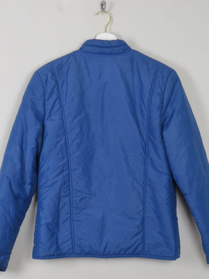 Women’s Blue Vintage Racing Style Ski Jacket S - The Harlequin