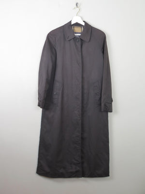 Women's Charcoal Vintage Burberry Trench Coat XS/S - The Harlequin