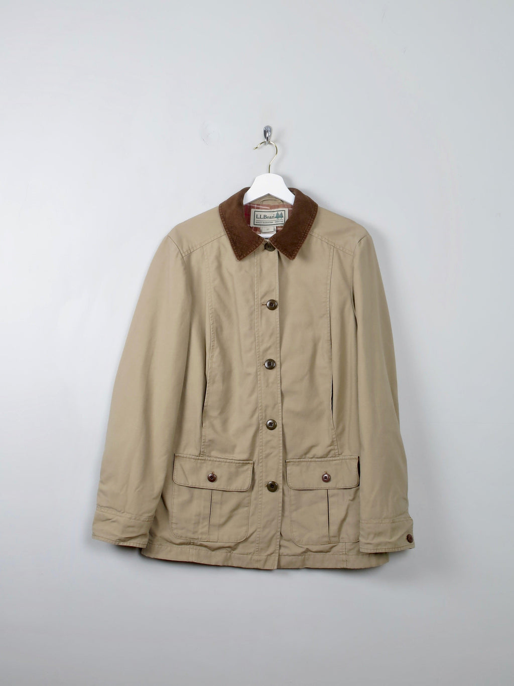 Women's Khaki Chore LLBeans Jacket S - The Harlequin