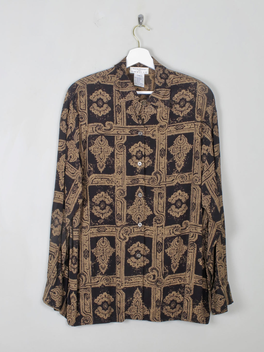 Women's Printed Blouse M/L - The Harlequin