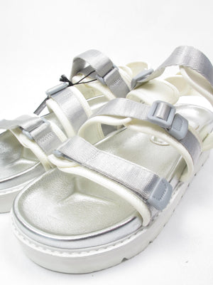 Women's Replay Silver Flatform Sandals 39/6 - The Harlequin