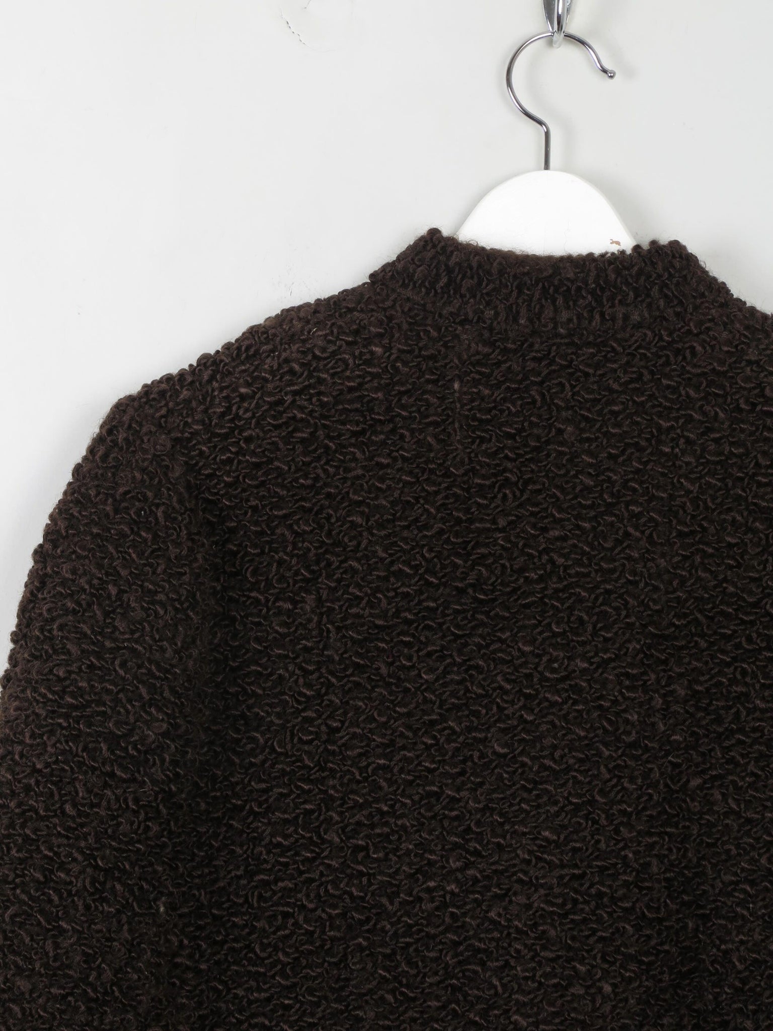 Women's Brown Furry Cape M/L - The Harlequin