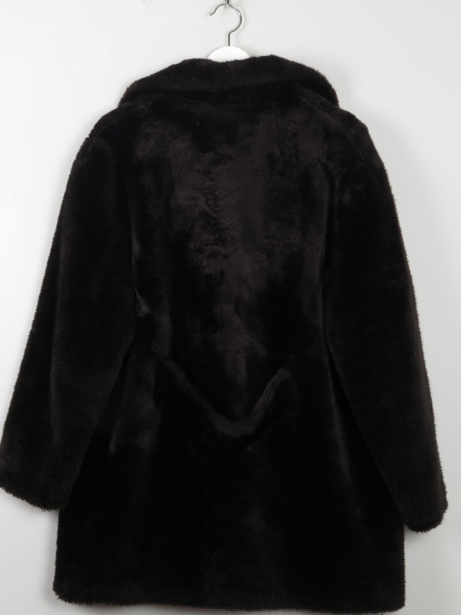 Women's Vintage Brown Faux Fur Jacket S/M - The Harlequin