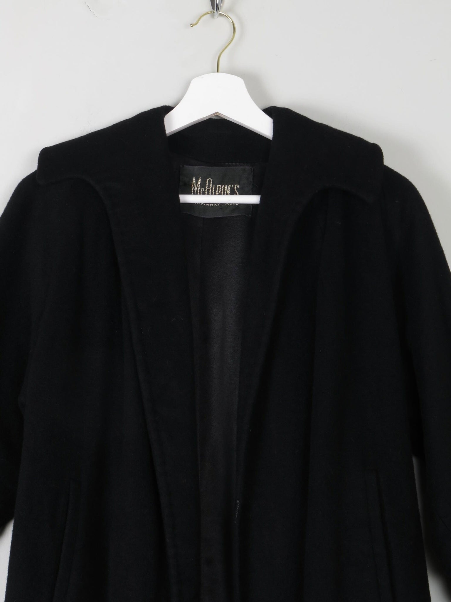 Women's Vintage Cashmere Coat XS/S Petit 1950s - The Harlequin