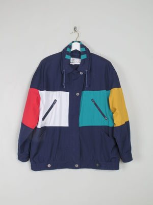 Women's Vintage Colourful  Jacket M - The Harlequin