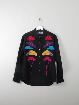 Women's Vintage Cowboy Shirt S/M - The Harlequin