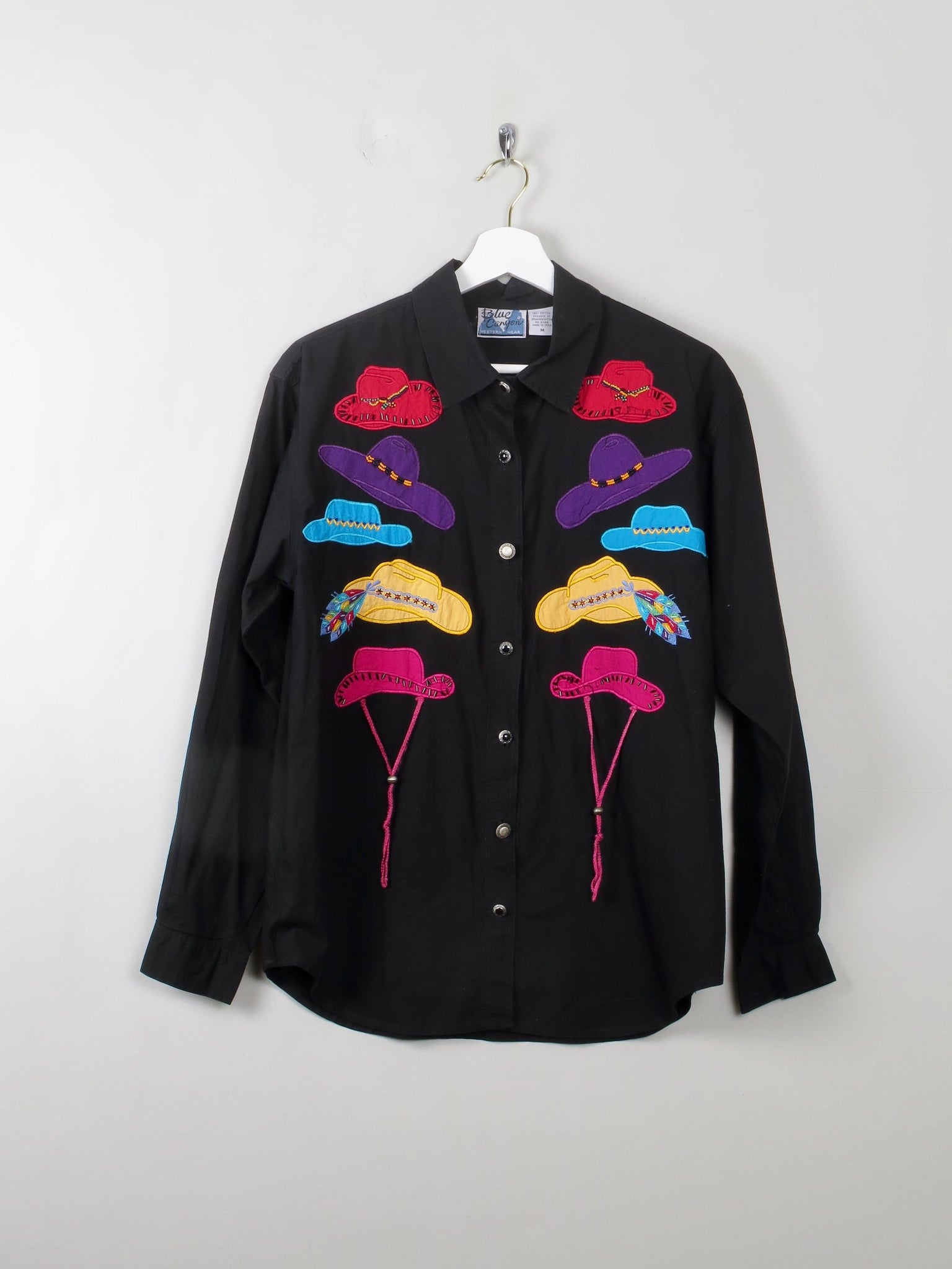 Women's Vintage Cowboy Shirt S/M - The Harlequin