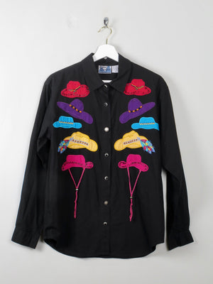 Women's Vintage Cowboy Shirt S/M - The Harlequin