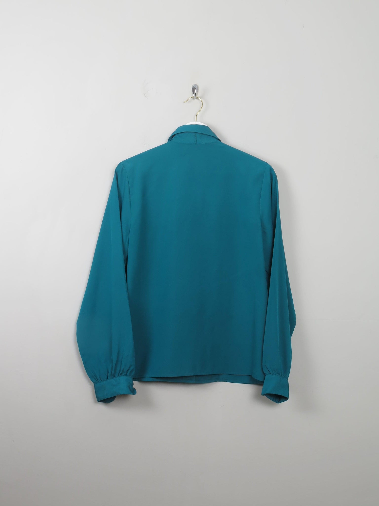 Women's Vintage Green Blouse S/M - The Harlequin