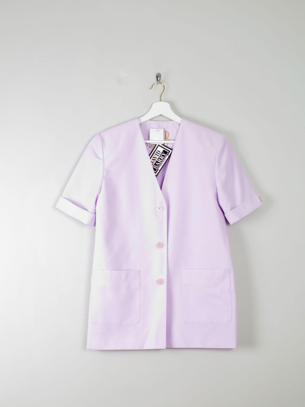 Women's Vintage Lilac Short Sleeved Jacket S - The Harlequin