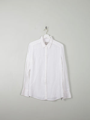 Women's Vintage Linen Shirt M Espirt - The Harlequin